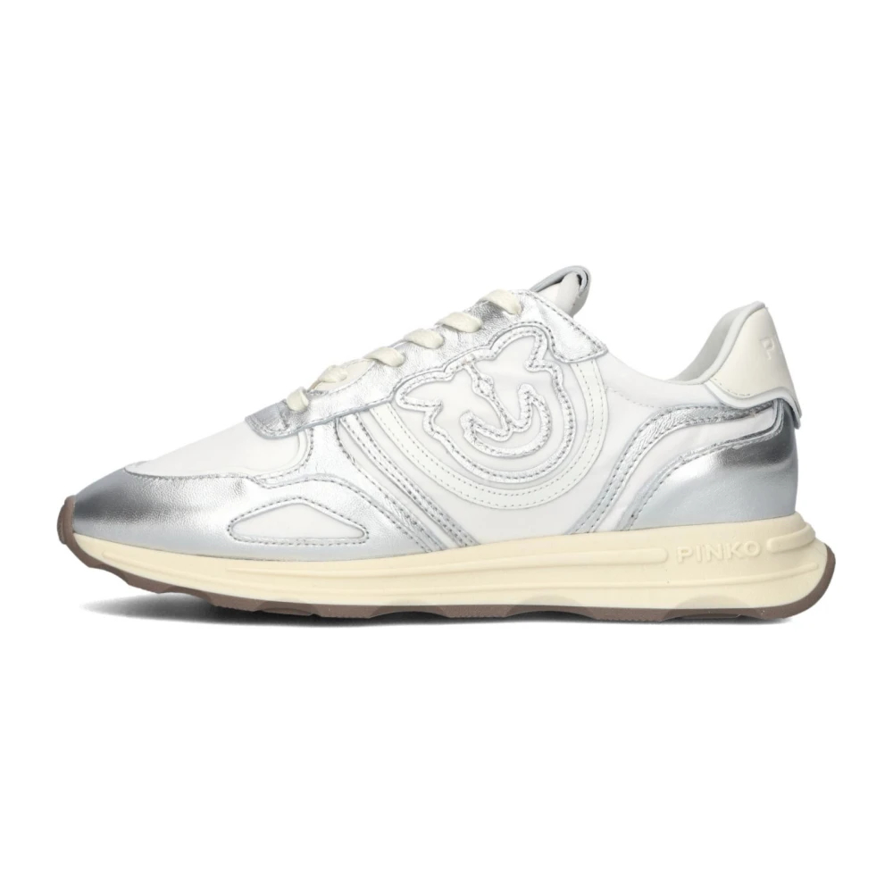 Pinko Damen Silberfarben Sneakers Zoe 01 Ss0087p085 - Bild 3