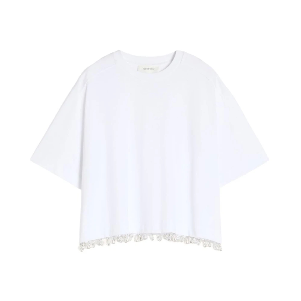 Sportmax , Damen, Oberteile, Weiß, S - Bild 5