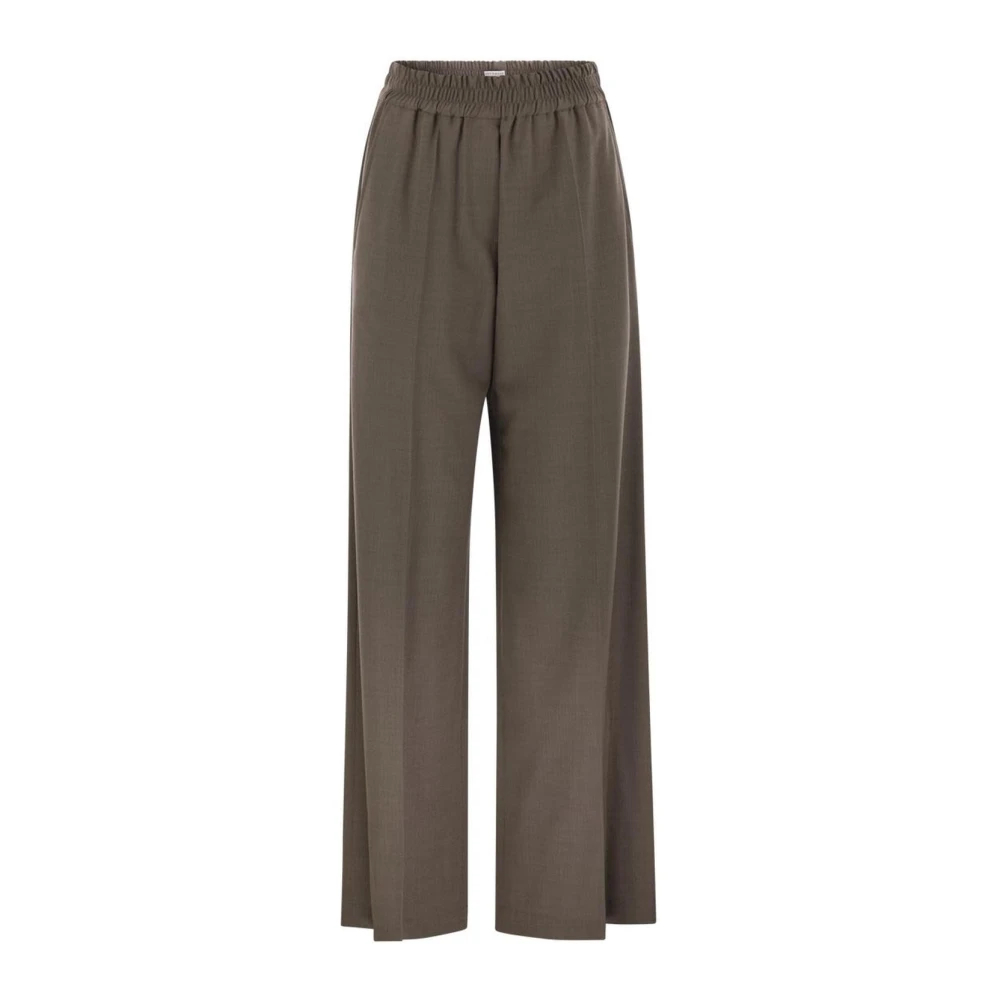 Brunello Cucinelli Damen Braun - Weite Hosen Mit Elastischem Bund - Trousers - Xs