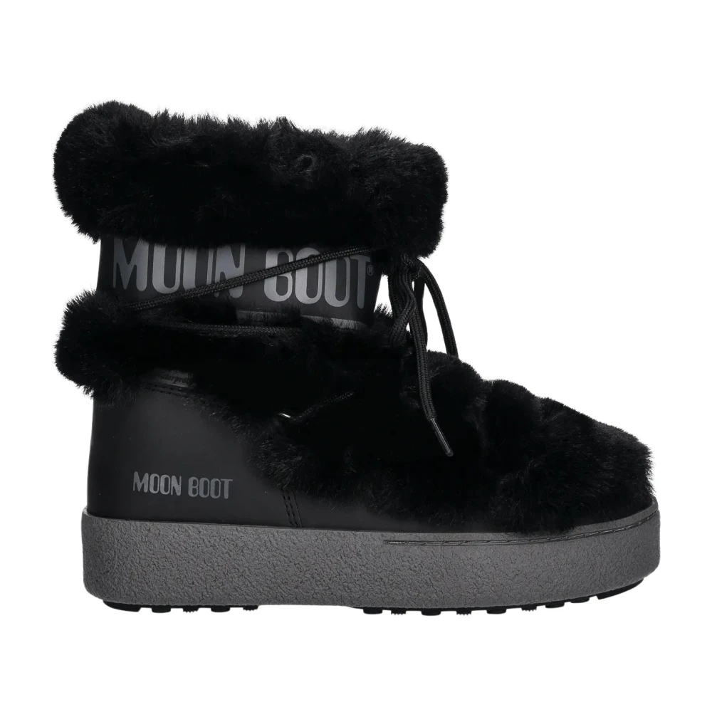 Moon Boot Damen Schwarz Schneeschuhe Ltrack Tube Faux-Fur 80D2450130 38 - Bild 8