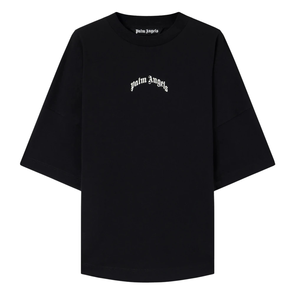 Palm Angels - Classic Logo Over T-Shirt - Tops - Herren - Schwarzk - S
