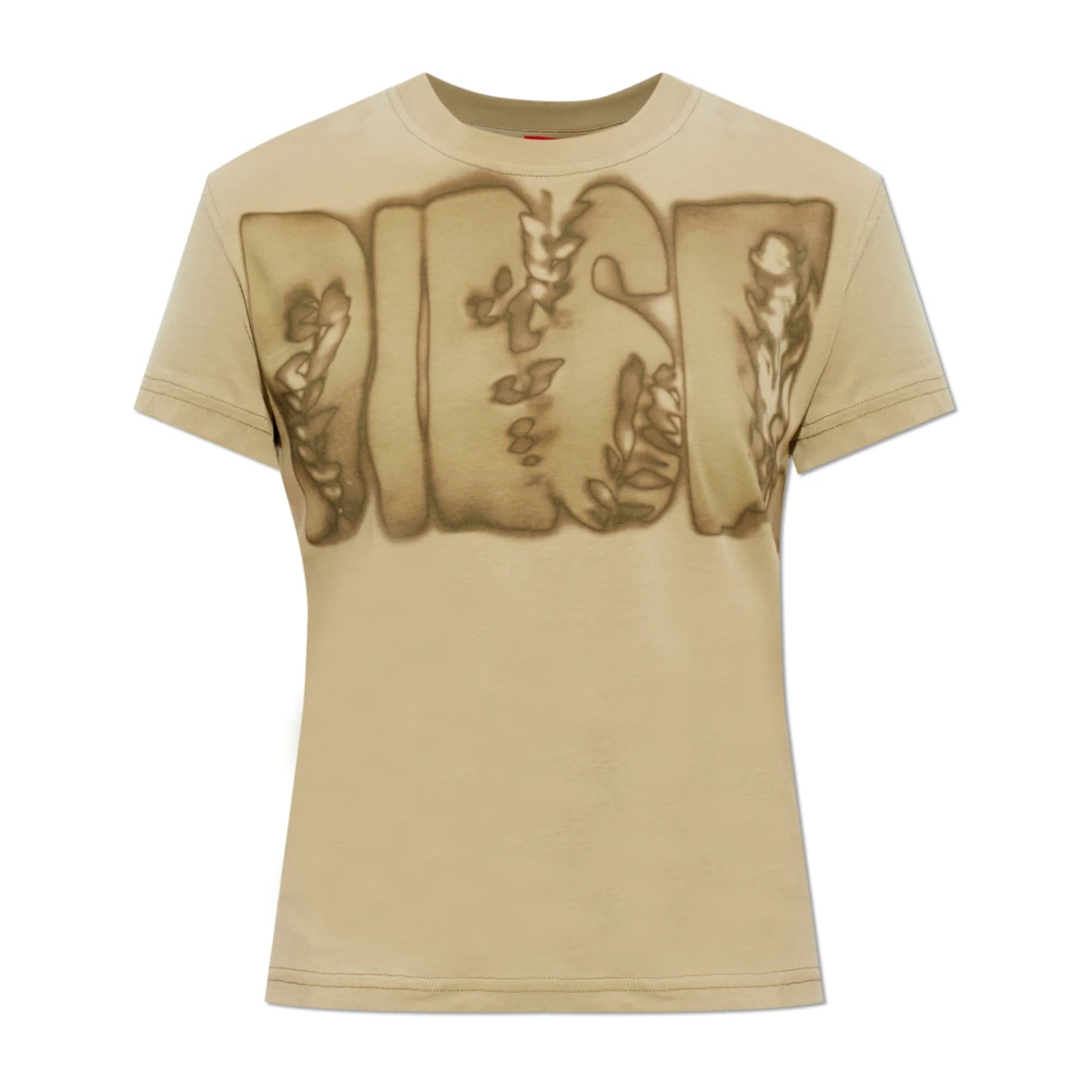 Diesel Damen Beige - T-Ila-Aa3 T-Shirt - Tops - M