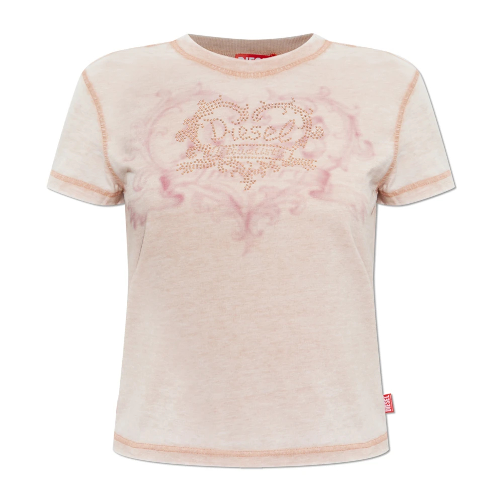 Diesel Damen Rosa - T-Ila-Aa1 T-Shirt - Tops - 2XS