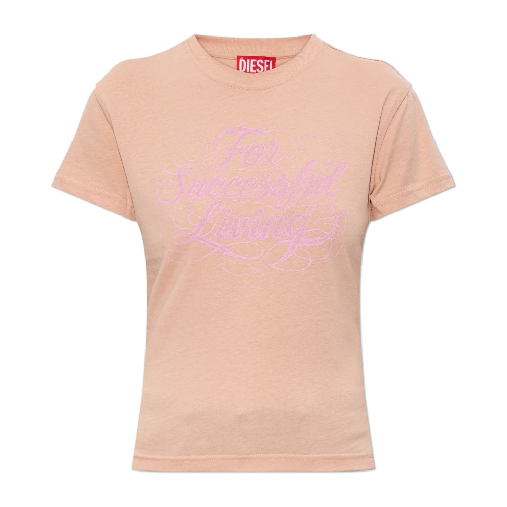 Diesel Damen Rosa - T-Ila-Aa4 T-Shirt - Tops - M