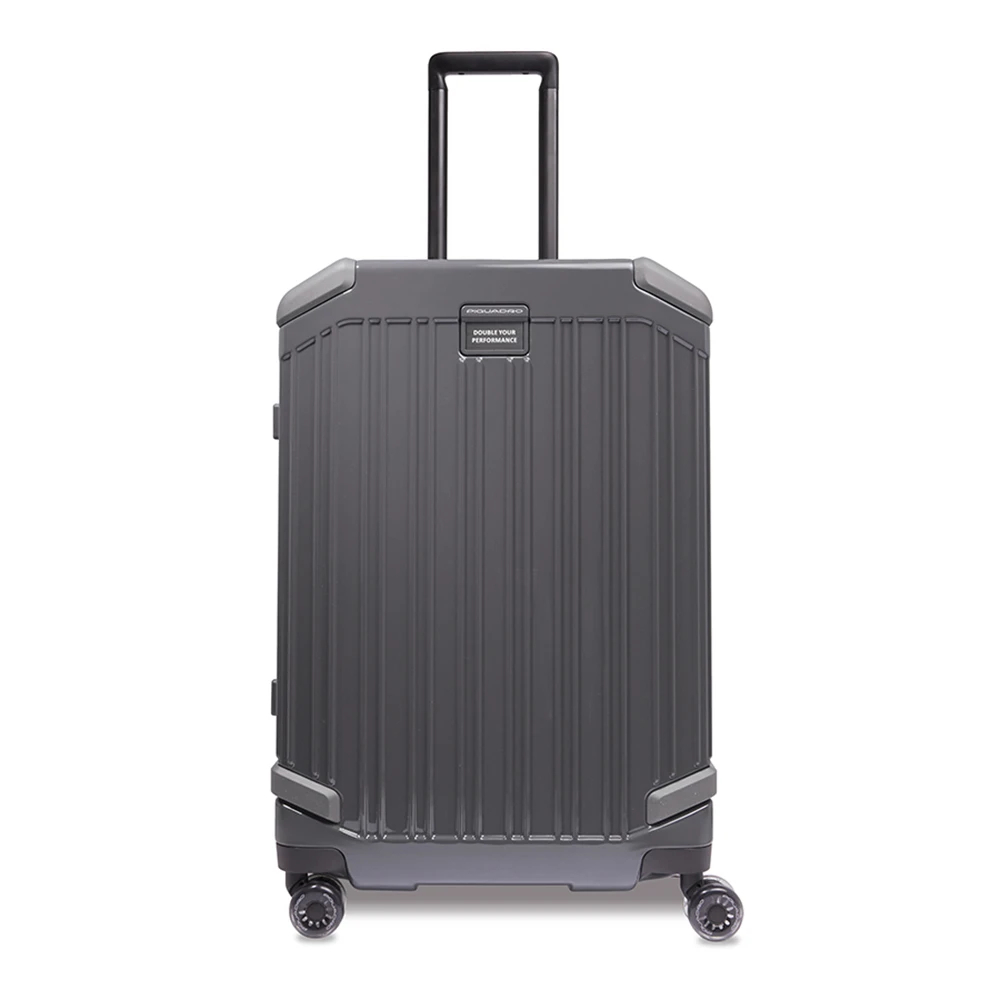 Piquadro Unisex Grau - Medium Size- 4 Wheel Suitcase - Suitcases - One Size