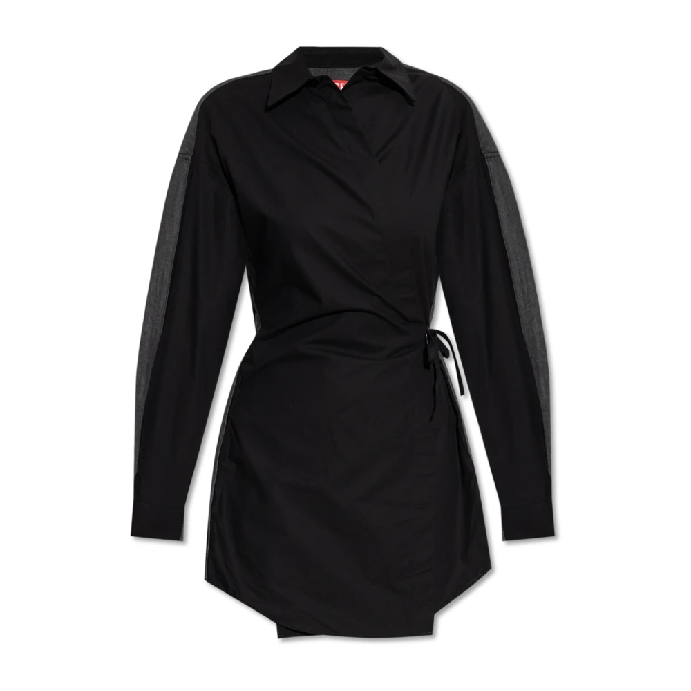 Diesel Damen Schwarz - D-Elphi-Den Kleid - Dresses - K -S