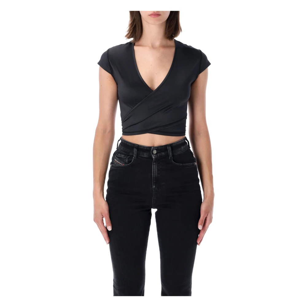 Diesel Damen Schwarz - T Reno Crop Top - Tops - K - S