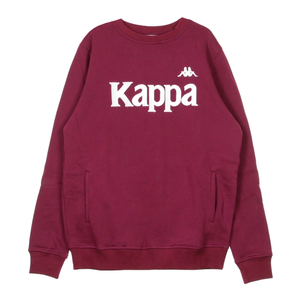 Kappa Herren Violett - Stylischer Crewneck Sweatshirt In /Grau - Sweatshirts & Hoodies - Lila - Xl