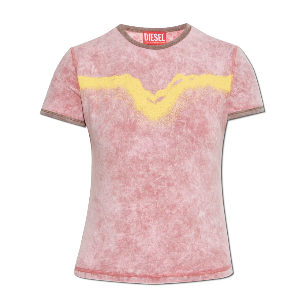 Diesel Damen Rosa - T-Shirt T-Uncutie-Long-Q3 - Tops - 2XS