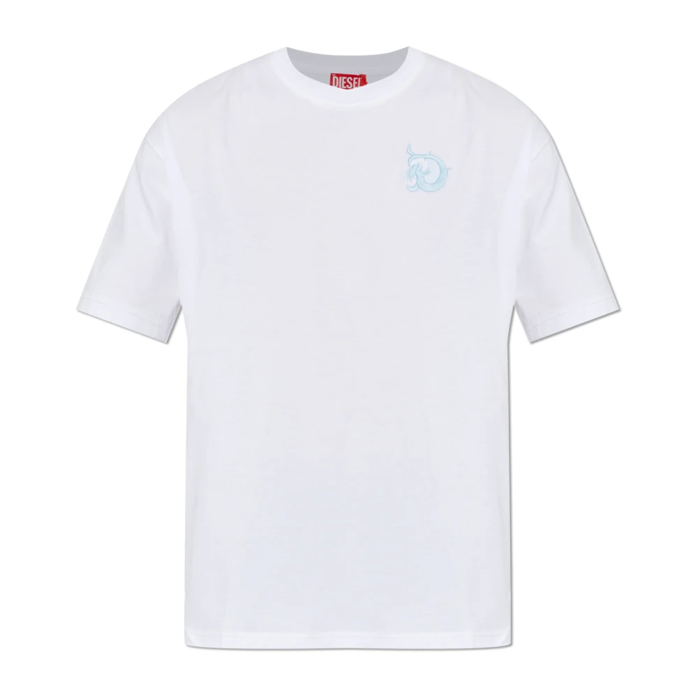 Diesel Herren Weiß - T-Boxt-Aa11 T-Shirt - Tops - 3XL