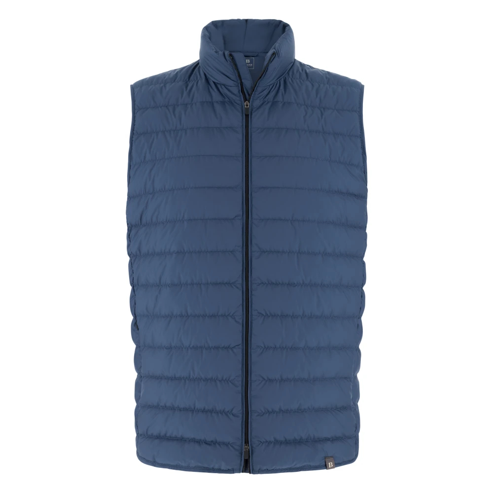 Boggi Milano Herren Blau - B Gilet Aus Stoff Mit Gänsedaunen - Jackets - S