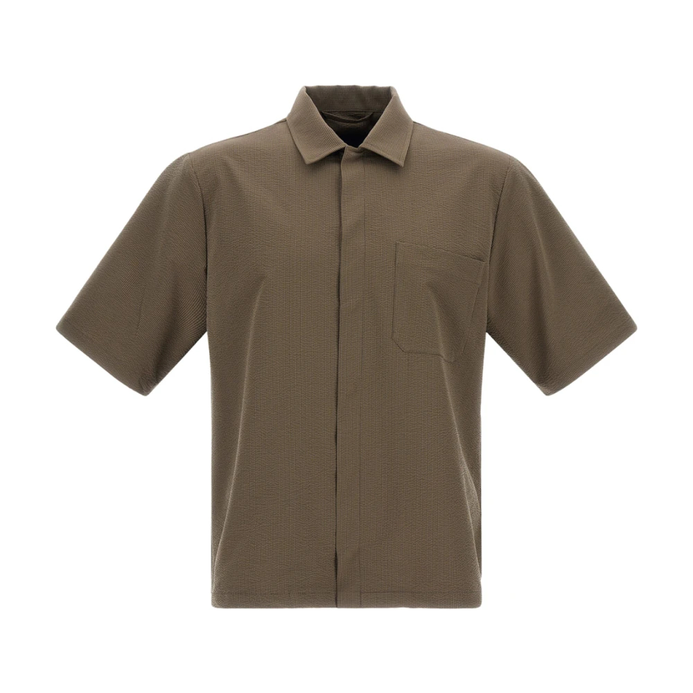 Herno Herren Grün - Seer-Crease Shirt - Shirts - L