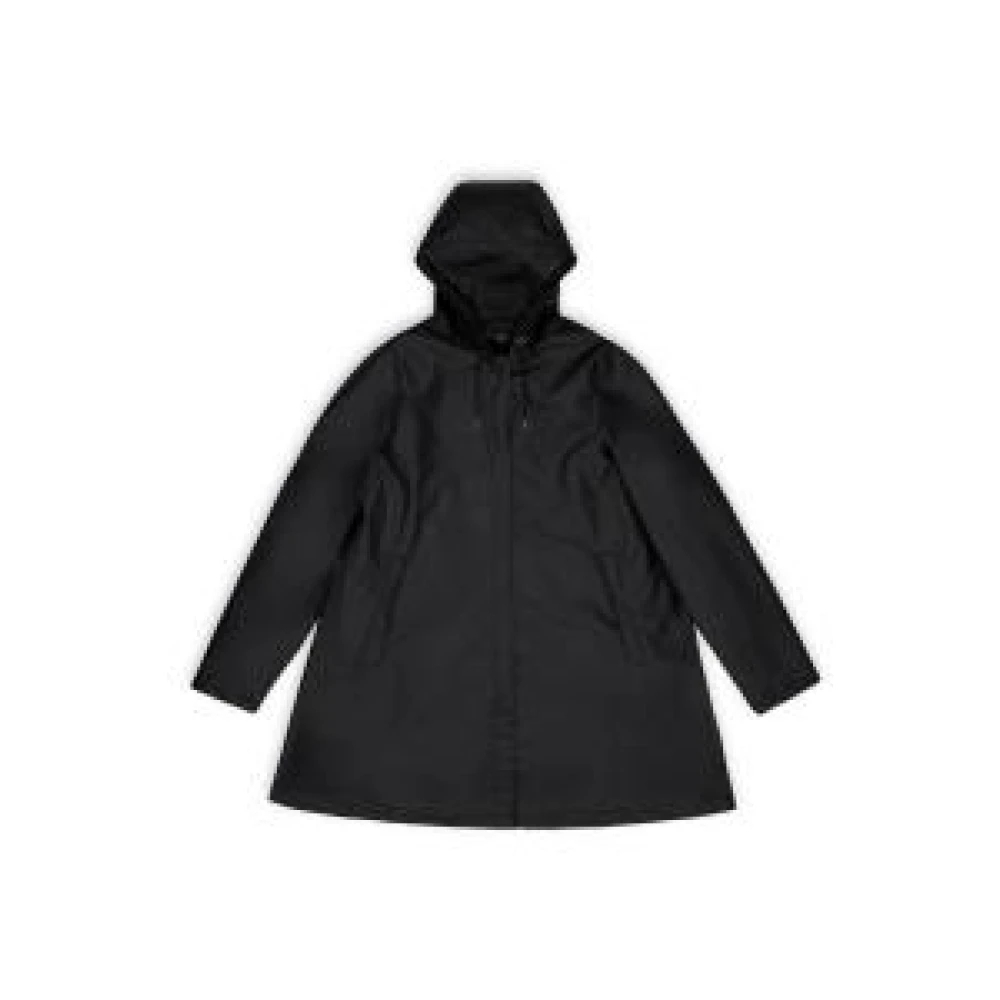 Rains - A-Line W Jacket - Coats - Damen - Schwarzk - S
