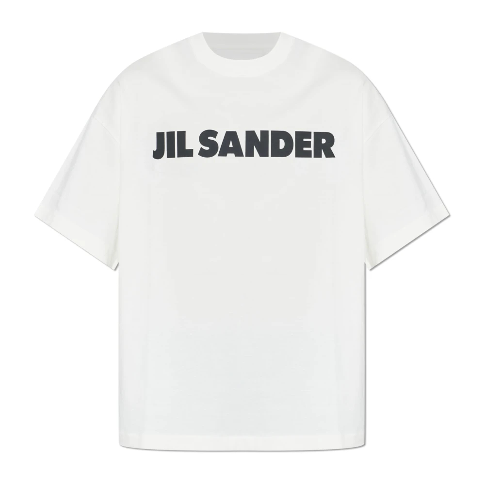 Jil Sander Herren Weiß - Logo T-Shirt - Tops - S