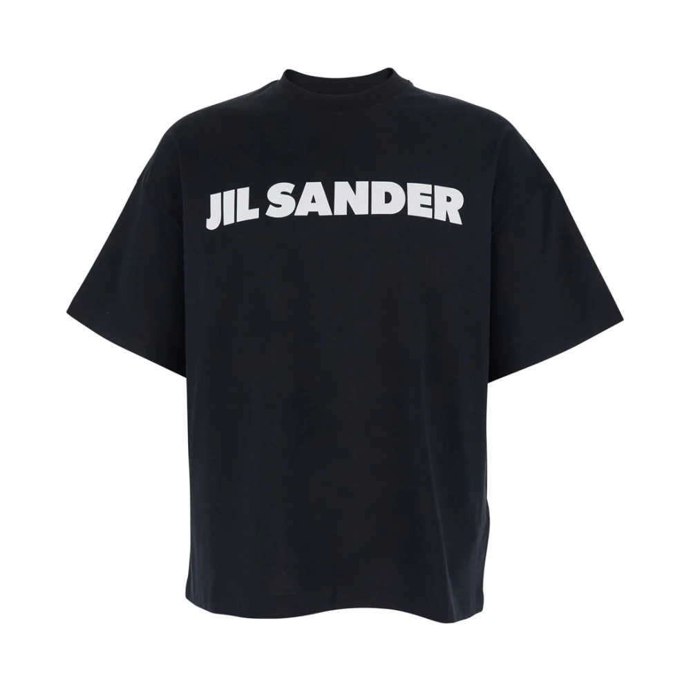 Jil Sander Herren Schwarz - Logo T-Shirt - Tops - K - S