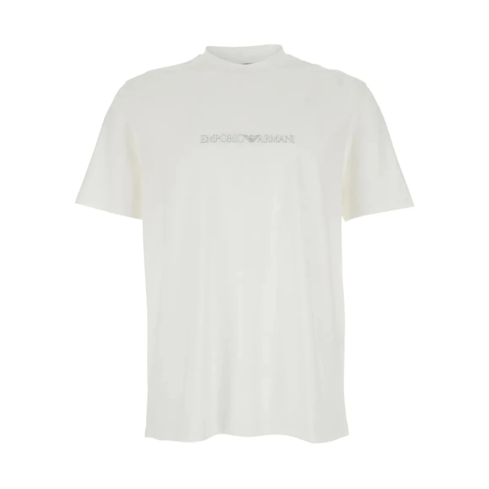 Emporio Armani Herren Weiß - T-Shirt - Tops - L