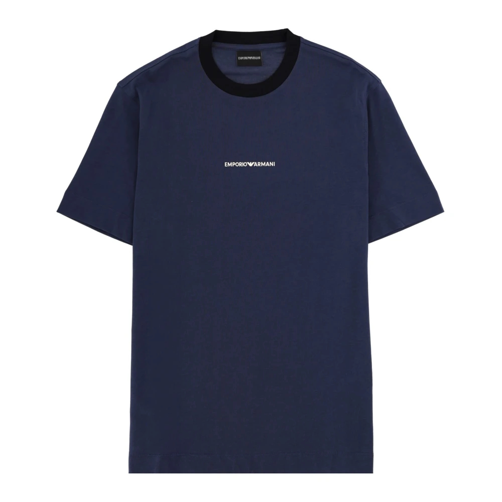 Emporio Armani Herren Blau - T-Shirt - Tops - S