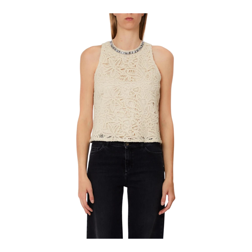 Liu Jo Damen Beige - Tank Top - Tops - M