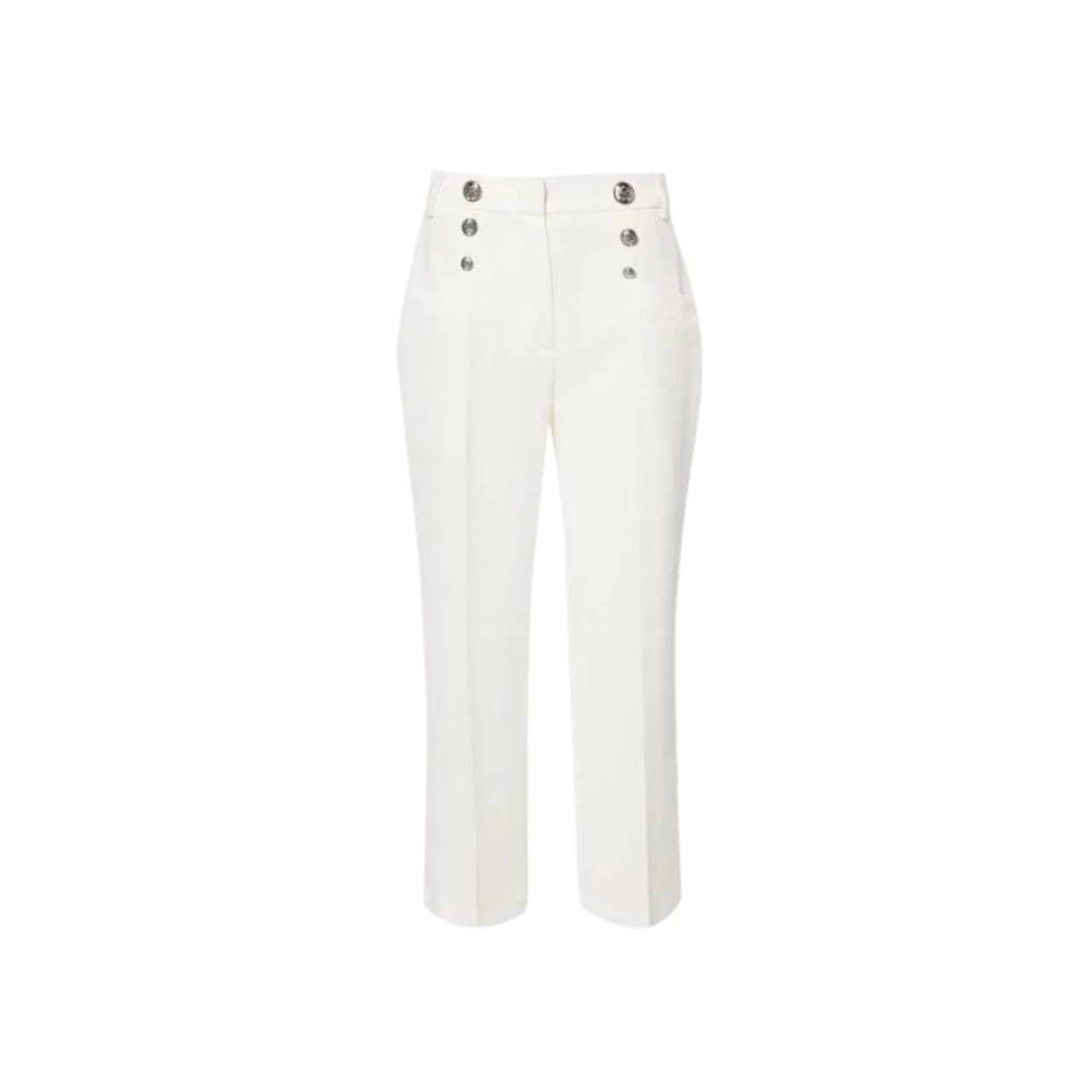 Liu Jo Damen Weiß - Cropped Hose - Trousers - S