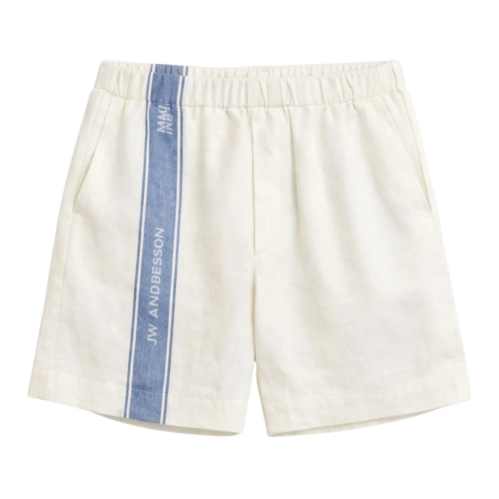 Jw Anderson - Striped Shorts - Shorts - Herren - Weiß - M