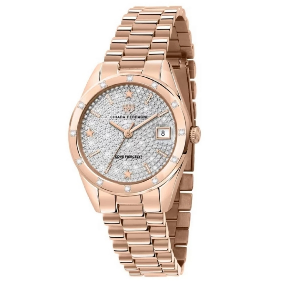 Chiara Ferragni Collection Damen Rosa - Quartz Uhr - Accessories - One Size