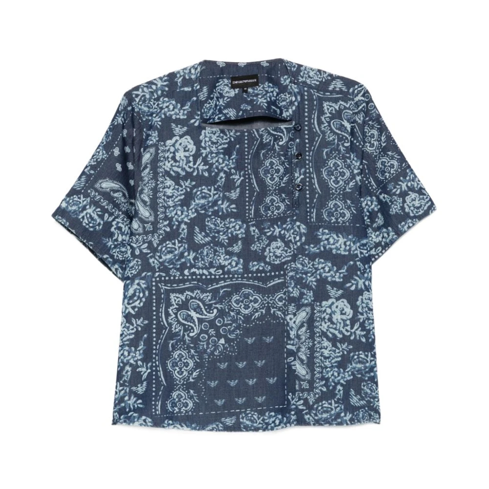 Emporio Armani Damen Blau - T-Shirts - Tops - Xs