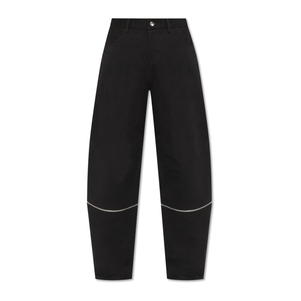 Moncler Damen Schwarz - Weite Hosen - Trousers - K -2Xs