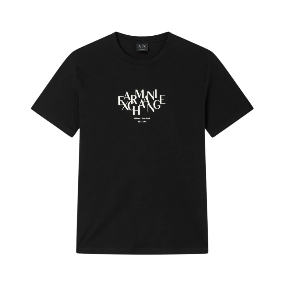 Armani Exchange Herren Schwarz - T-Shirts - Tops - K - L