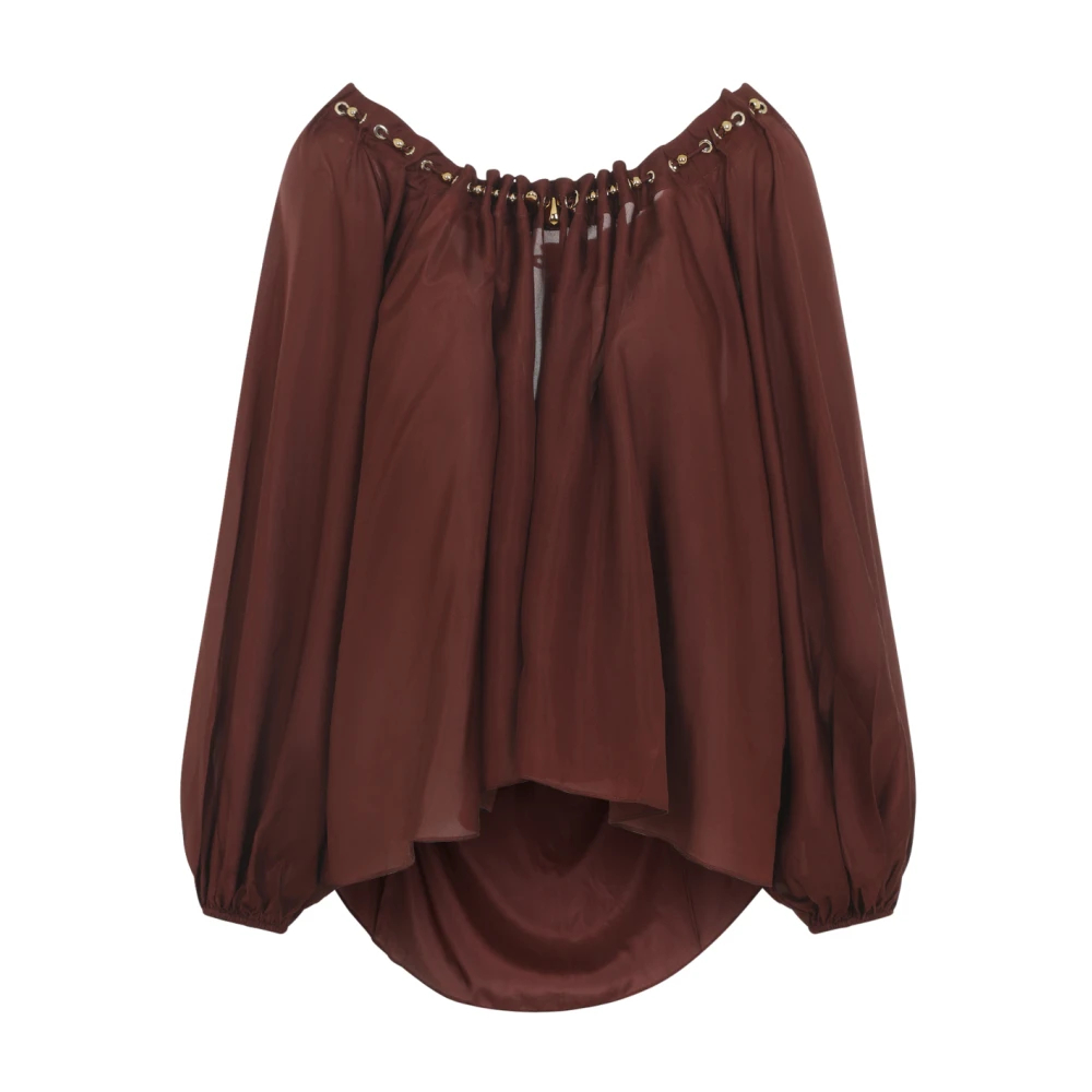 Zimmermann Verzierte Bluse Aster Aus Seide De Größe 38 - MyTheresa - Bild 3