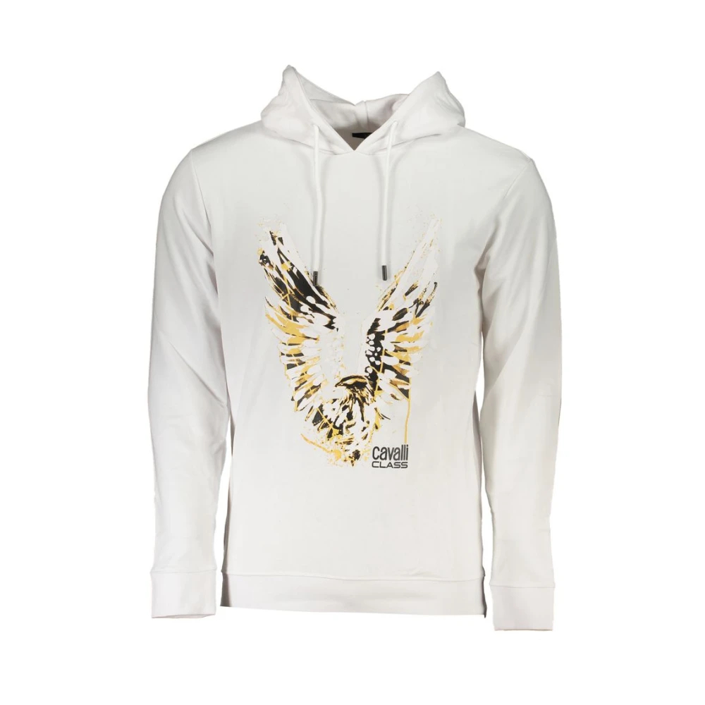 Cavalli Class, Herren, Pullover, White Cotton Men Sweater, Weiss, (XL) - Bild 3