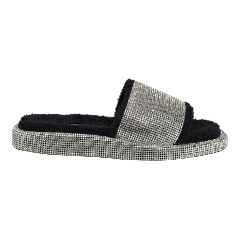Dolce & Gabbana Herren Schwarz - Flats Slides - Shoes - K - 44 Eu