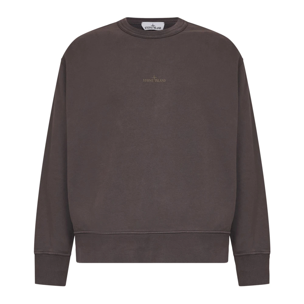 Stone Island Violette Stone Island_sweatshirt Mit Rundhalsausschnitt Aus Weinroter Baumwolle_violette_xl_mann - Bild 6