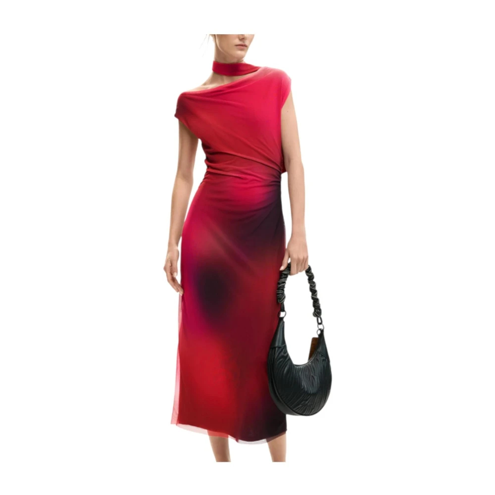 Desigual Damen Rot Kleid Vest Maine Dress Klein - Bild 6