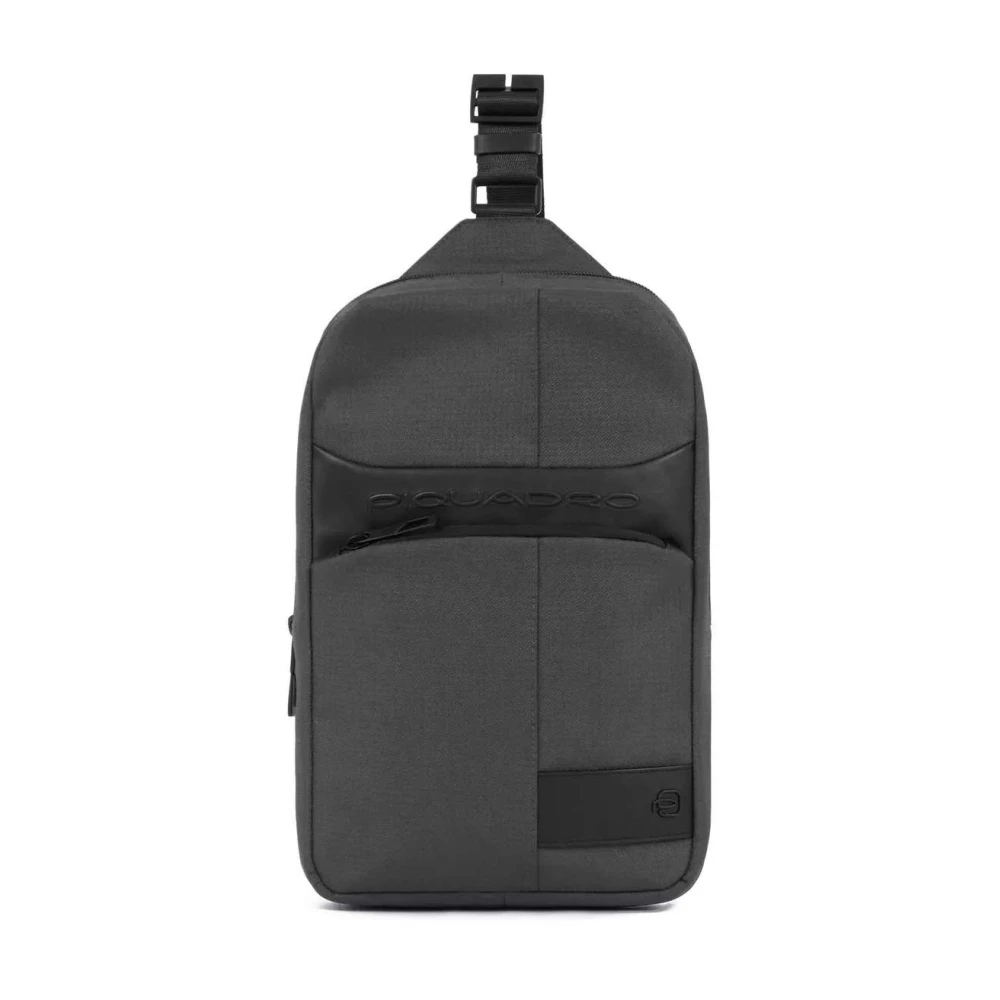 Piquadro Unisex Grau - Schultertasche - Bags - One Size