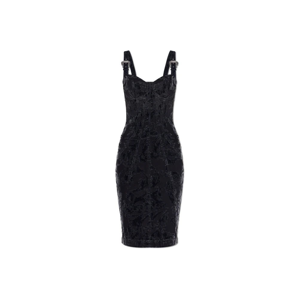 Versace Jeans Couture Damen Schwarz - Trägerkleid - Dresses - K -Xs