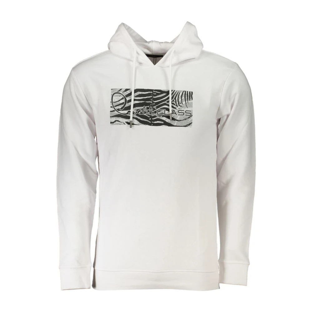 Cavalli Class, Herren, Pullover, White Cotton Men Sweater, Weiss, (L) - Bild 6