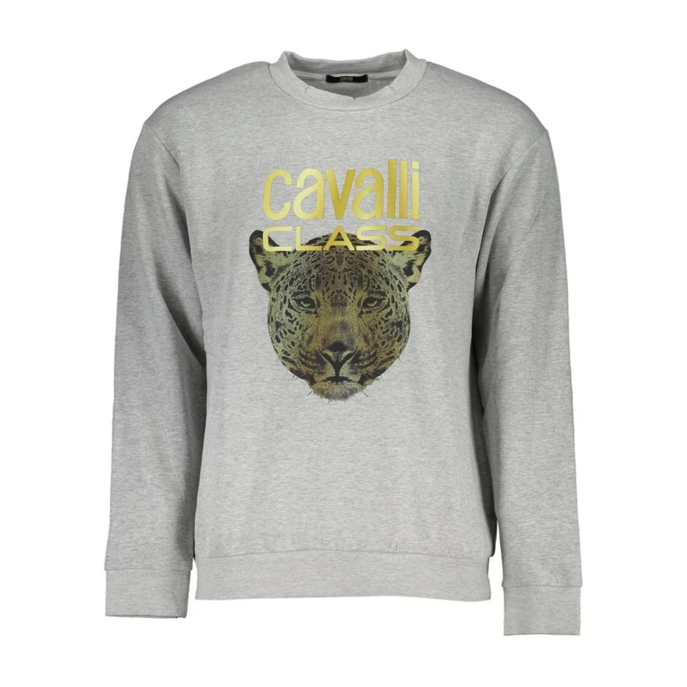 Cavalli Class , Herren, Sweatshirts & Hoodies, Grau, Xl - Bild 5