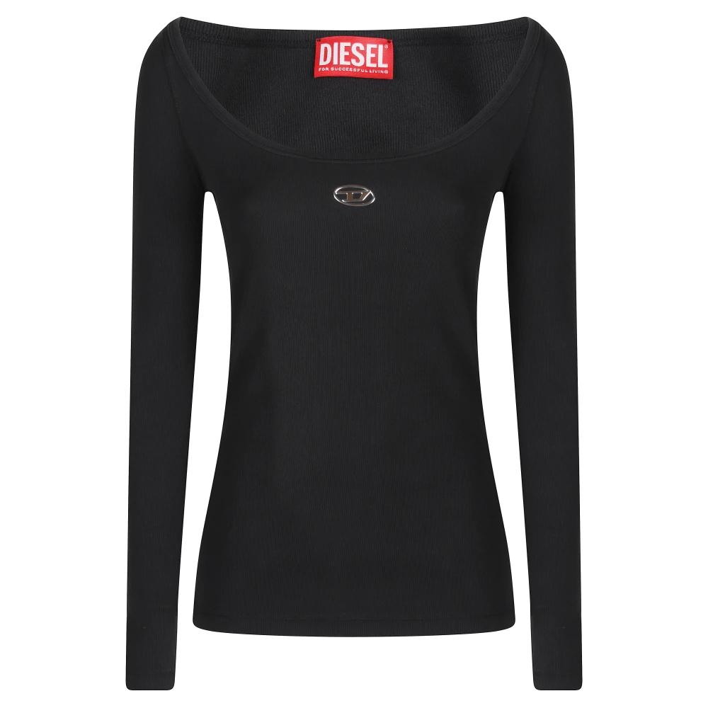 Diesel - Langarmshirts - Tops - Damen - Schwarzk - L