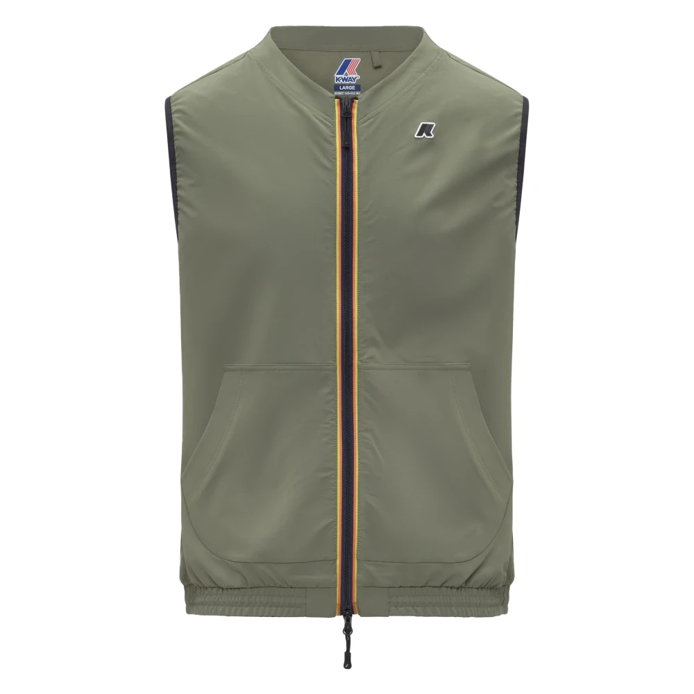 K-Way Herren Grün - Sisel Weste - Jackets - L