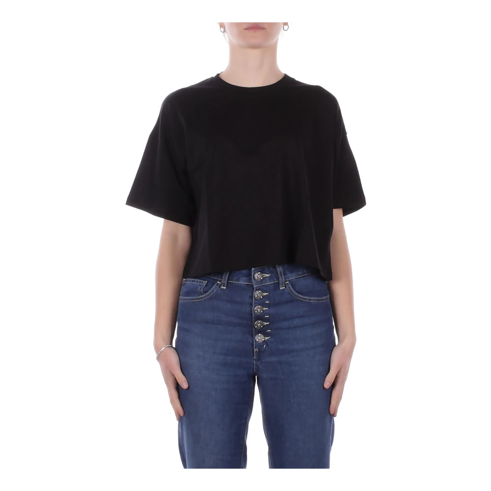 Dondup Damen Schwarz - T-Shirts - Tops - K - S