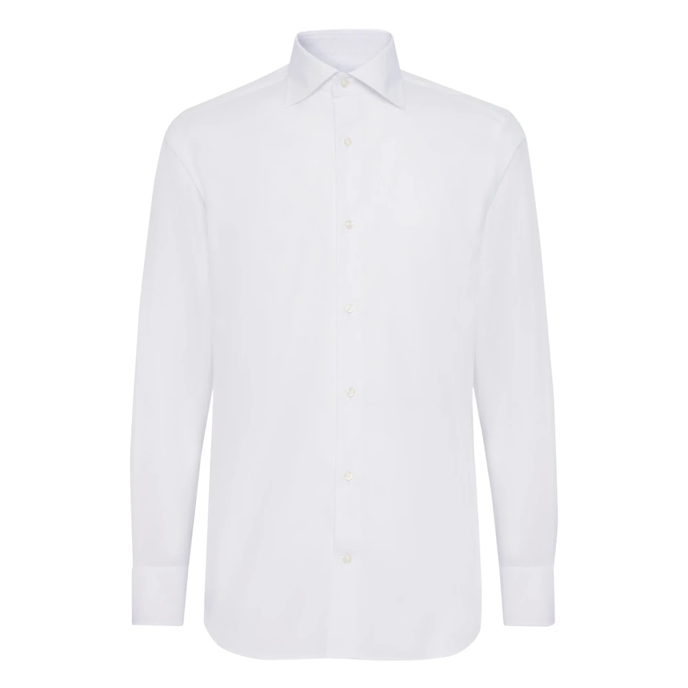 Boggi Milano Herren Weiß - Ultimate Non-Iron Hemd - Shirts - L
