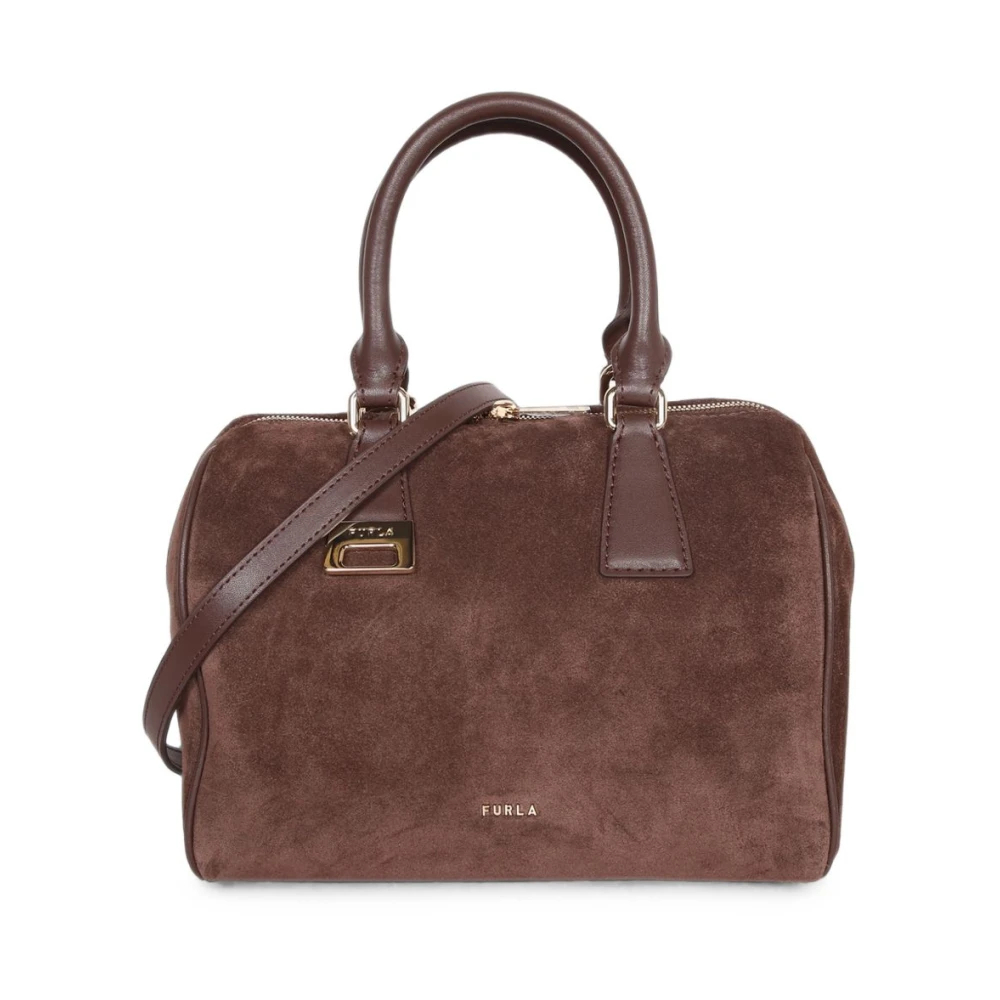 Furla - Olivia M Boston Bag - Bags - Damen - Braun - One Size