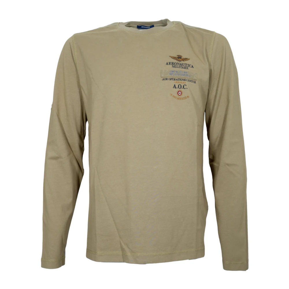 Aeronautica Militare Herren Grün - Ts2470uj00705 Langarm-T-Shirt - Tops - 2XL