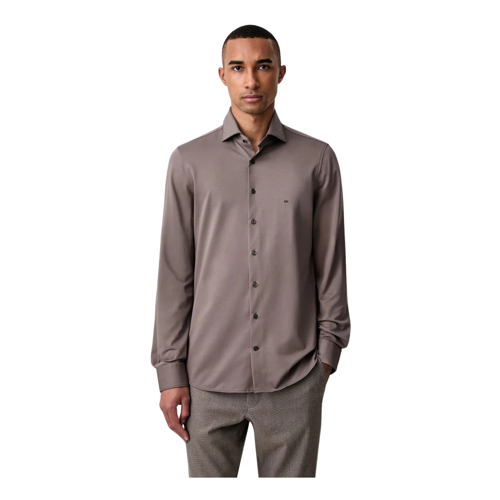 Michael Kors Gris Hemd Performance Knit Slim - Bild 3