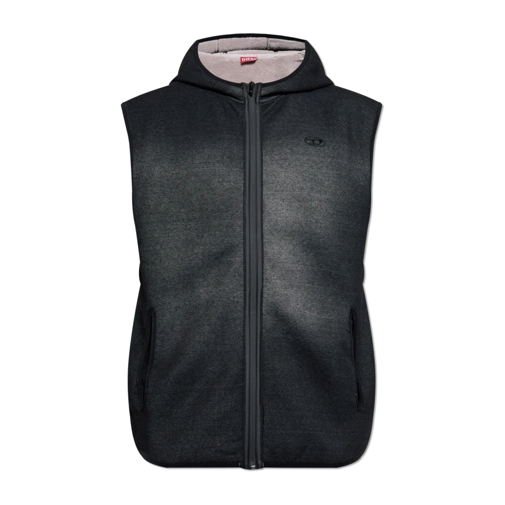 Diesel Unisex Schwarz - Padded Vest S-Haky - Jackets - K -M