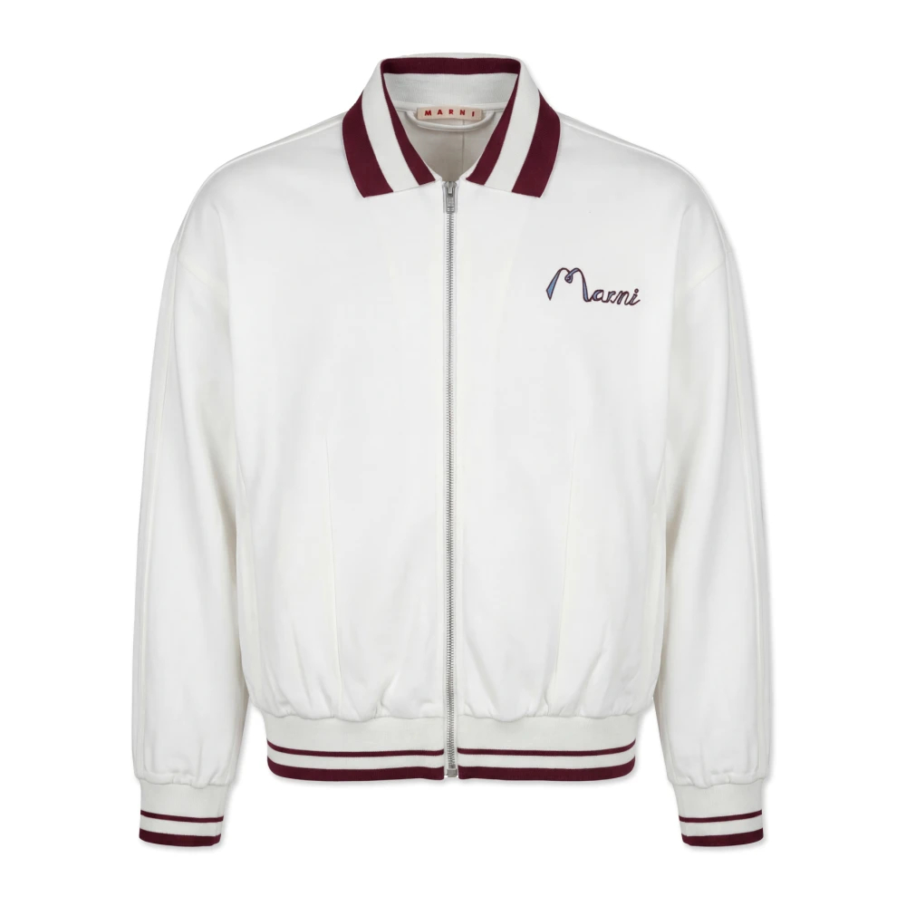 Marni Damen Weiß - Sweatshirt Mit Kragen - Jackets - Xs