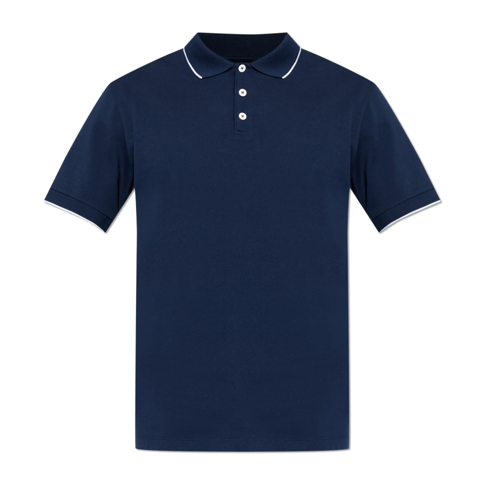Giorgio Armani Herren Blau - Piqué Polo Shirt - Tops - 2XL