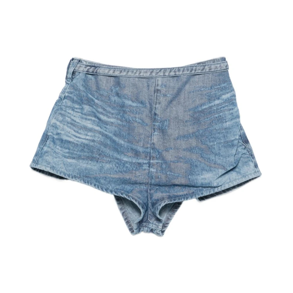 Diesel Damen Blau - Denim Cotton Shorts - Shorts - W26