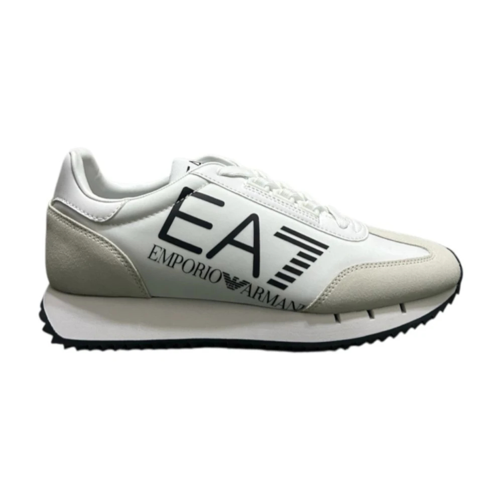 Emporio Armani Ea7 Herren Weiß - Low Top Sneakers - Shoes - 44 Eu