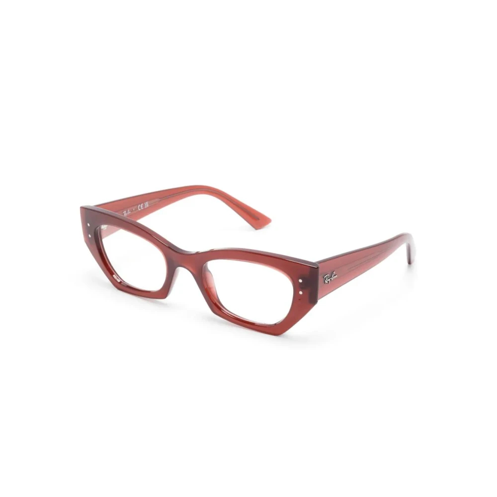 Ray - Ban Unisex Transparent Ray - Ban Rx7330 Zena 8436 Optische Fassungen Injiziert Braun Geometrisch Normal - Bild 5